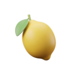 Lemmy the lemon character from Foodie Fun World, representing the benefits of vitamin C and immune health